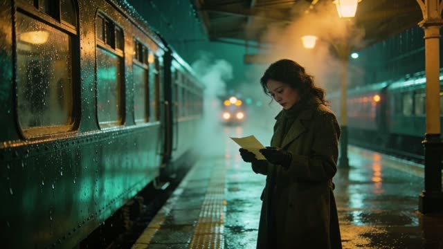 Steam on the platform