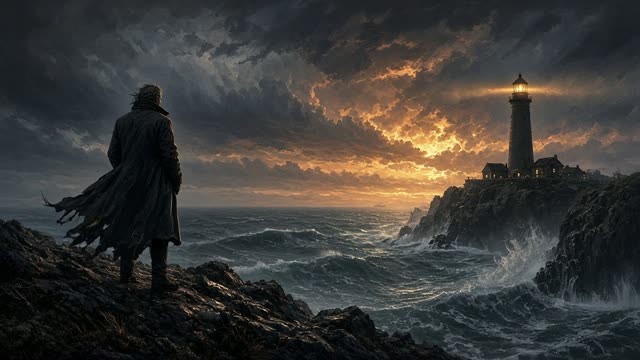 Wind on the shore