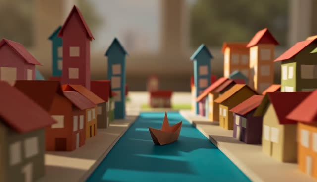 Pop-Up Paper Town