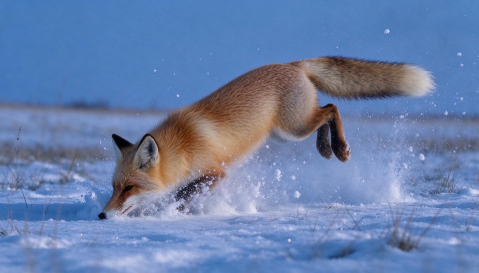 Fox Snow Pounce