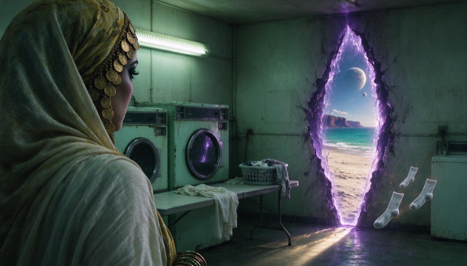 Rip in the Laundromat