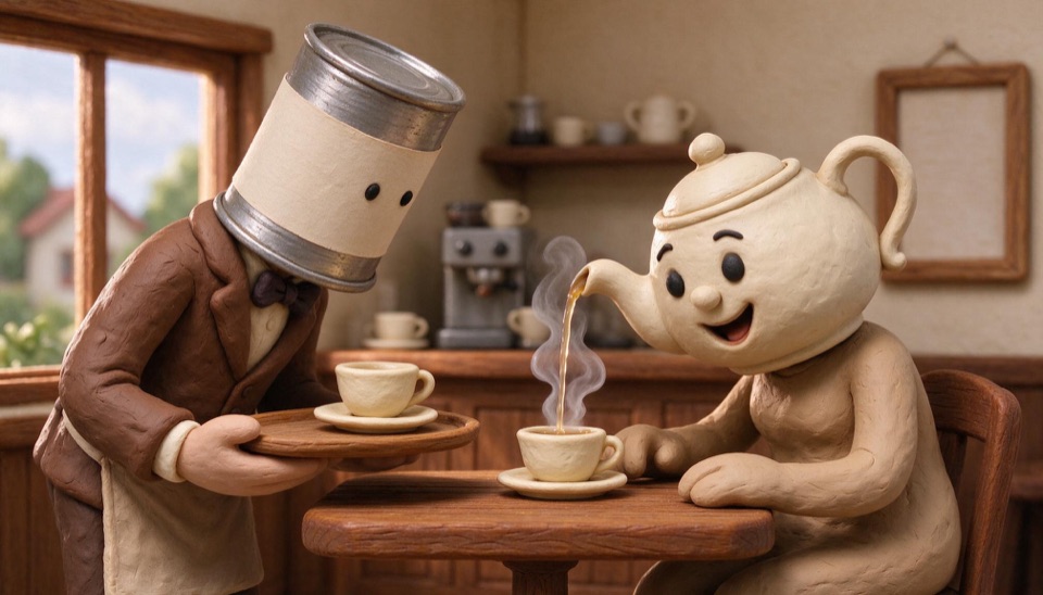 Object-Head Café