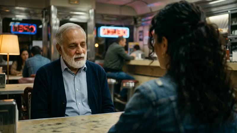 Two people, one real conversation